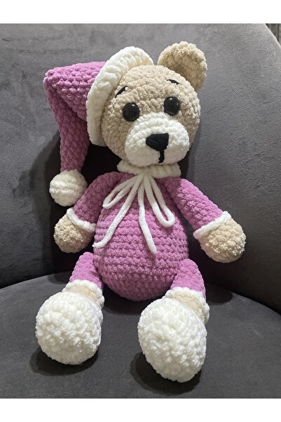 İlmek Dünyası Uyku Arkadaşı Ayıcık – El Örgüsü Yumuşacık Tasarım