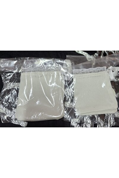 GÜVEN 6 Aylık Bebek Kına Eldiveni Beyaz Renk ( 1 Çift ) Kına Malzemeleri Kına Gecesi Henna