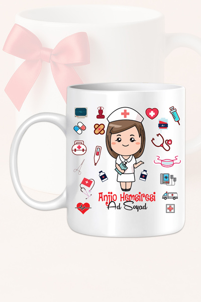 Ver-O Baskı كوب مصمم كهدية للأطباء والممرضات في المستشفى
