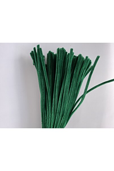 İ&G Çiçek ve Hobi evi 50 Adet Şönil Tel, Çiçek Yapımına Uygun Yoğun Tüylü Tel, 30 Cm 6mm