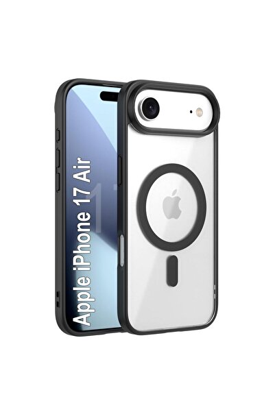 OEM MagSafe Magnetic Case за iPhone 17 Air – прозрачно стъклено покритие за к...