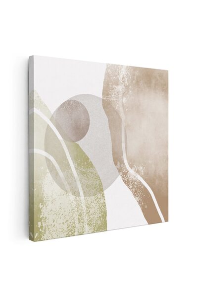 Tablou Canvas Tablou Boho minimalism forme geometrice, maro, cod 1306