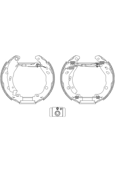 TEXTAR Set Saboti Frana Citroen C3 3/C4 Cactus/DS3 Ds Ds 3