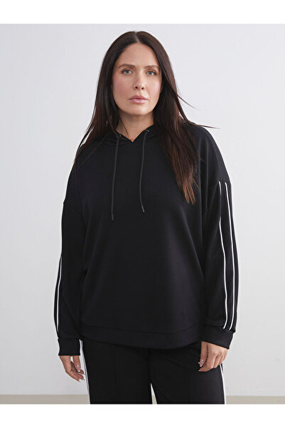 LC Waikiki Black Oversize Women's Hoodie