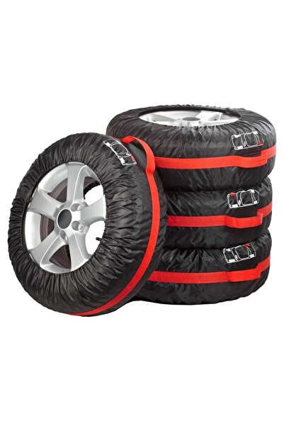 Siegbert Σετ 4 καλυμμάτων ελαστικών αυτοκινήτου Siegbert® 12”-18”, μαύρα με κ...