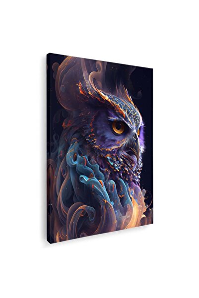 Tablou Canvas Tablou cu bufnita mov 1772, cod 1752