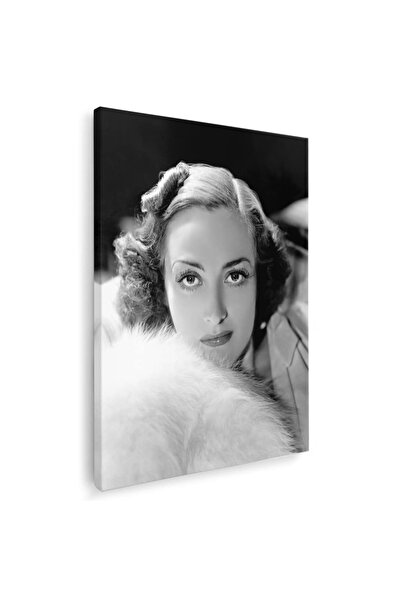 Tablou Canvas Tablou Joan Crawford, actrita, alb, negru, cod 1505