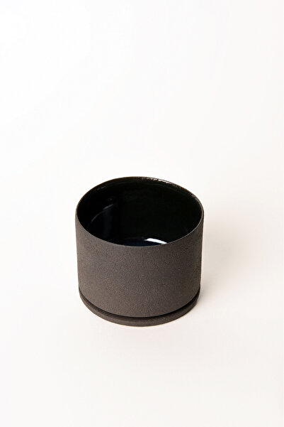 RUQ Ceramics Toffee Black Espresso Cup – 80 ml Stoneware – 1 Piece