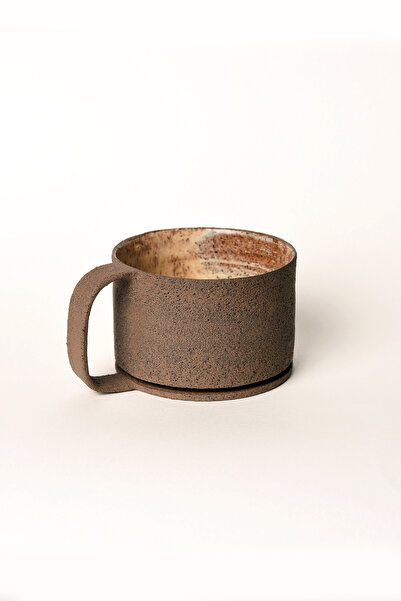 RUQ Ceramics Toffee Brown Coffee Cup – 180 ml Stoneware – 1 Piece
