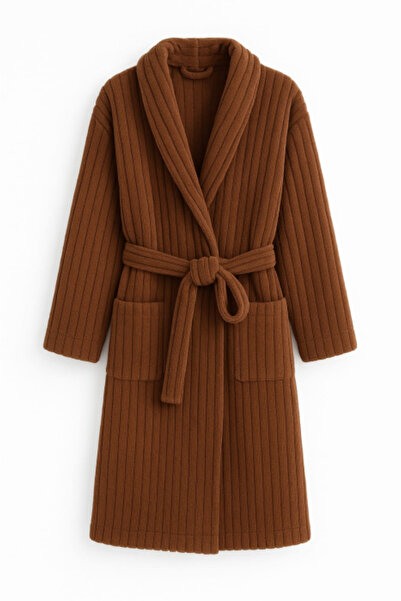 PİJAMOOD Fluffy Bathrobe, Brown