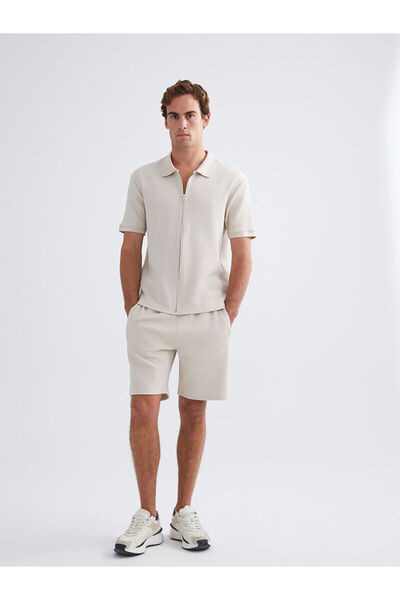 LC Waikiki Pantaloni scurți pentru bărbați cu model standard gri