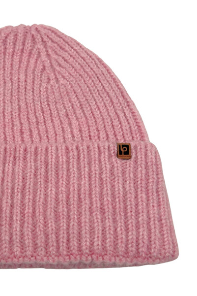 Sofist İstanbul Baby Pink Unisex Beanie LP Koleksiyonu Bebek Pembe Yumuşak Yünlü Katlamalı Fitilli Örgü Bere