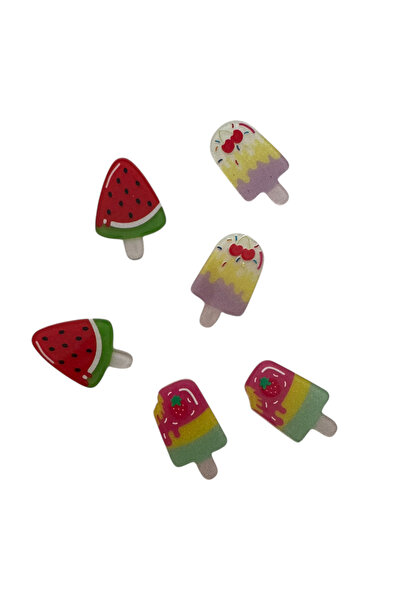 kalben accessories 6 قطع من تماثيل الراتنج - زخرفة مشبك، تميمة، تحفة فنية