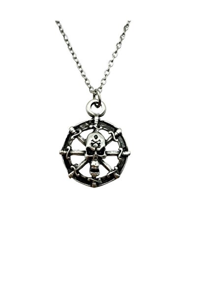 Herşey Nota قلادة للجنسين بتصميم قبضة القراصنة ذات الطابع البحري - تصميم يرمز...