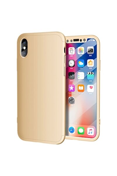iHunt Husă de protecție GKK 360 pentru iPhone X / XS, aurie
