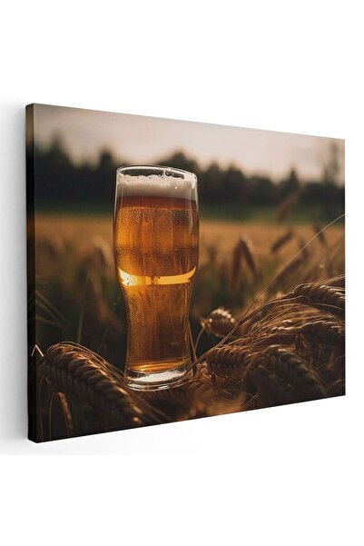 Tablou Canvas Tablou halba cu bere in natura, cod 3951