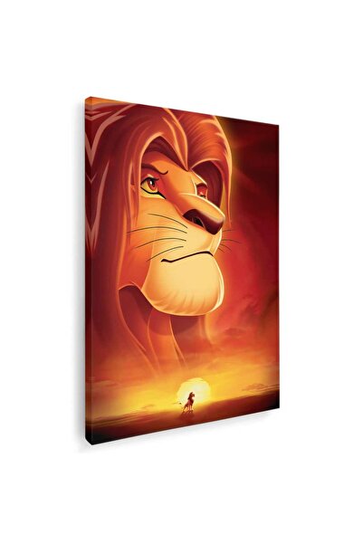 Tablou Canvas Regele Leu desene animate, cod 4711