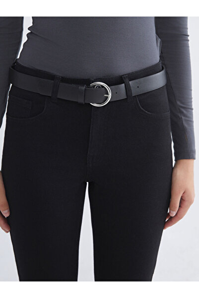 LC Waikiki Δημιουργήστε το στυλ σας από το UZG Store |   Γυναικείο τζιν παντελόνι Mercury Skinny Fit με ζώνη στη μέση