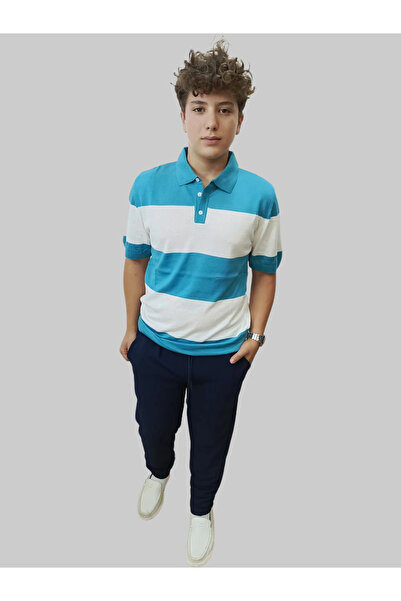 daniel milano Men's Navy Blue Jogger Pants with Elastic Waist, Lace-Up, Pebble Stone Pattern, and Patch Detail