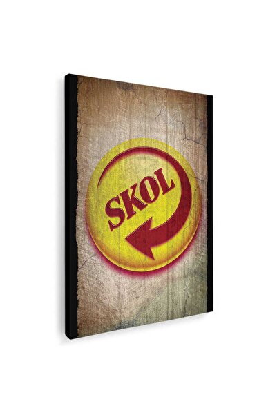 Tablou Canvas Tablou logo bere Skol, cod 4137