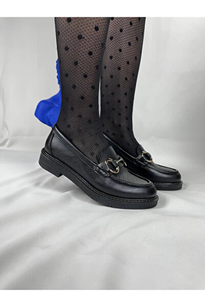 Zerenyus Flex Black Buckle Daily Orthopedic Women's Ballerinas