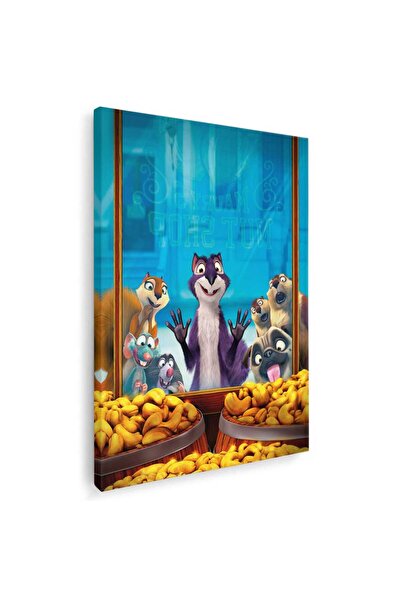 Tablou Canvas Goana dupÄƒ alune desene animate, cod 4818