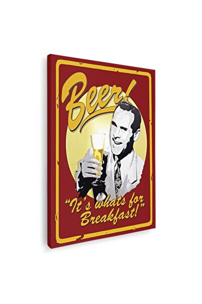 Tablou Canvas Tablou Beer Its whats for Breakfast, cod 4001