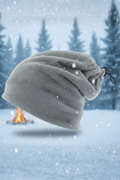 Limon Socks Women's Men's Winter Fleece Anti-Pilling Cold-Proof (Set of 2) Hat - Neck Gaiter