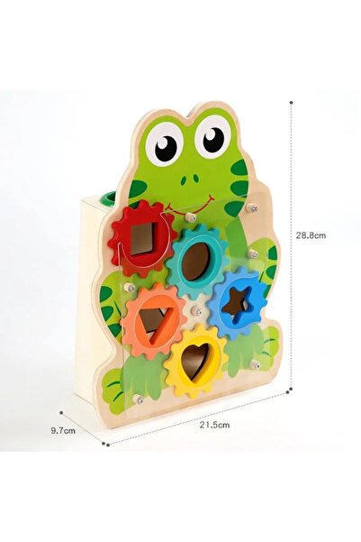 OEM Wooden toy in the shape of a frog with balls for children, shape sorting, educational, 3+