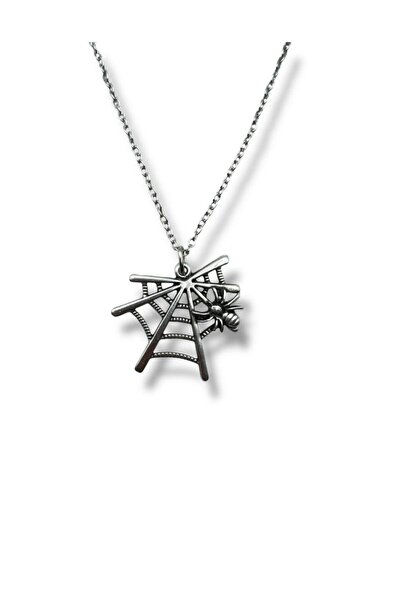 Herşey Nota قلادة للجنسين على شكل عنكبوت على شبكة الإنترنت - رمز للقوة والحما...