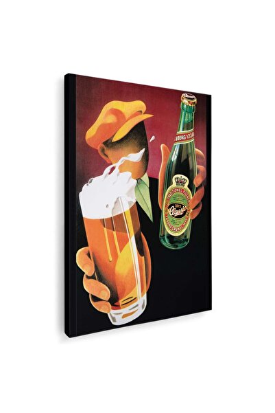 Tablou Canvas bere Tuborg vintage, cod 3986