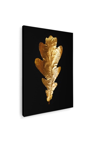 Tablou Canvas Frunza aurie de stejar tablou, cod 2596