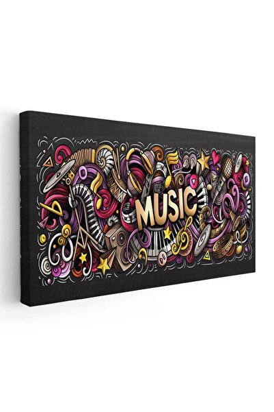 Tablou Canvas Tablou design instrumente muzicale, cod 2143