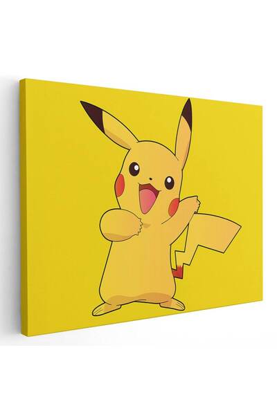 Tablou Canvas Pikachu( Pokemon) jocuri desene animate, cod 2248