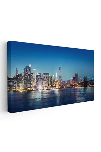 Tablou Canvas Tablou cladiri New York podul Brooklyn, cod 1850