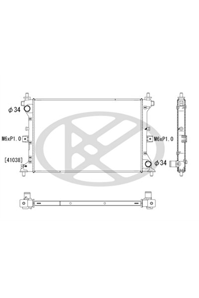 Koyorad Radiator, replacement filter set, Suzuki VITARA (LY)