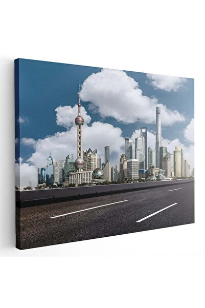 Tablou Canvas Tablou peisaj urban cu cladiri moderne, cod 4543