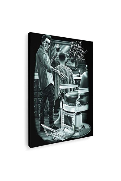 Tablou Canvas Barber Shop Tablou Fresh Cut, cod 2514