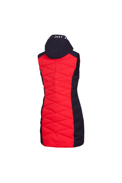 NORTHFINDER Women's waterproof and windproof insulating vest BETTY redblack