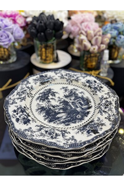 hediye Esterhomedecor 6-Piece Porcelain Serving Plate
