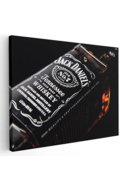 Tablou Canvas Tablou sticla Jack Daniels detaliu, cod 4081