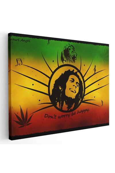 Tablou Canvas Bob Marley cantaret, cod 2307