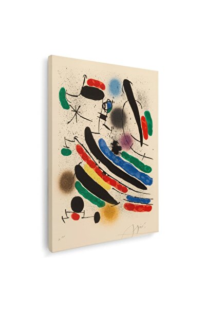 Tablou Canvas Tablou pictura forme abstracte de Joan Miro, cod 2065