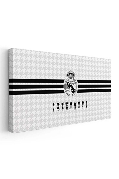 Tablou Canvas Tablou logo echipa Real Madrid fotbal, cod 5572