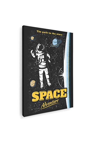 Tablou Canvas Space Adventure vintage, cod 5387