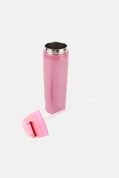 Orly Maison زجاجة مياه معزولة من الفولاذ المقاوم للصدأ مع شفاطة مدمجة، سعة 710 مل، لون بنفسجي غامق