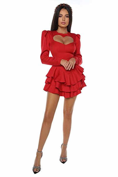 Prive Boutique Heart dress with ruffles