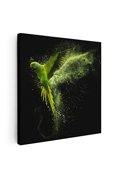 Tablou Canvas Tablou papagal verde pulbere, cod 1708