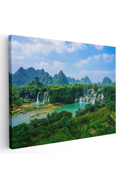 Tablou Canvas Tablou peisaj cascadele Detian China, cod 3137