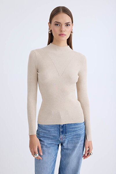 Vitrin Balıkçı Yaka Uzun Kol Triko Bluz